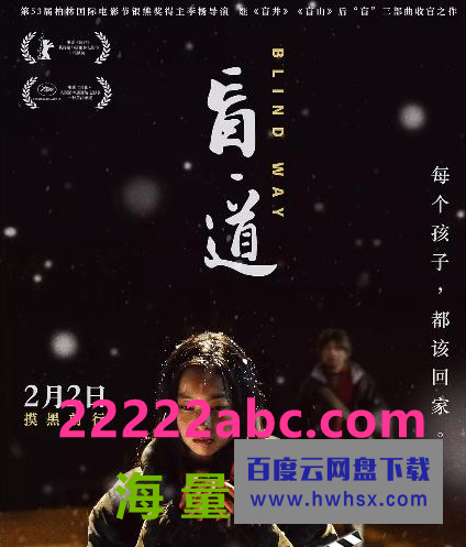 2017剧情犯罪《盲·道》HD1080P.国语中字4k|1080p高清百度网盘