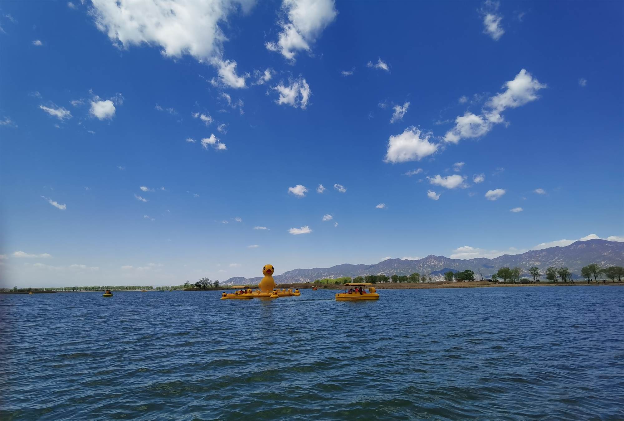 北京市延庆野鸭湖国家湿地公园风景照片