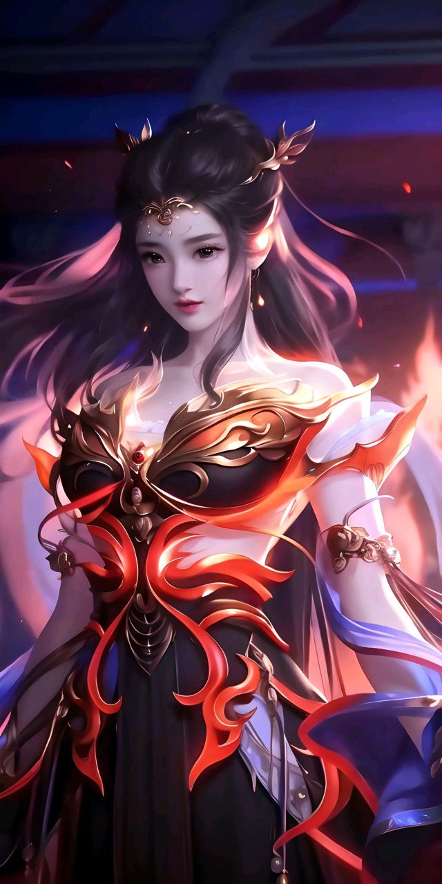 美图分享#心目中的第一位国漫女神#焰灵姬