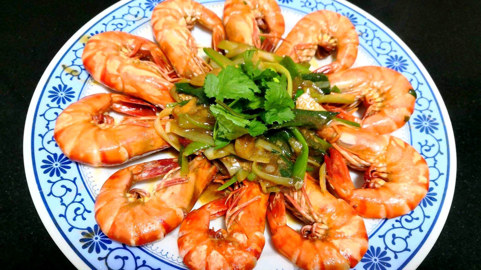 口感鲜美的黑虎虾