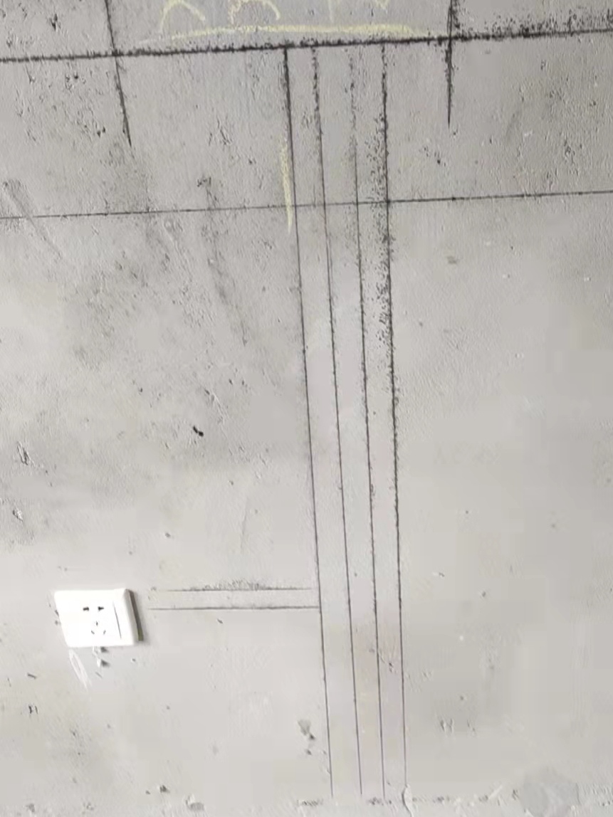 南充装修,水路开槽要先弹线!