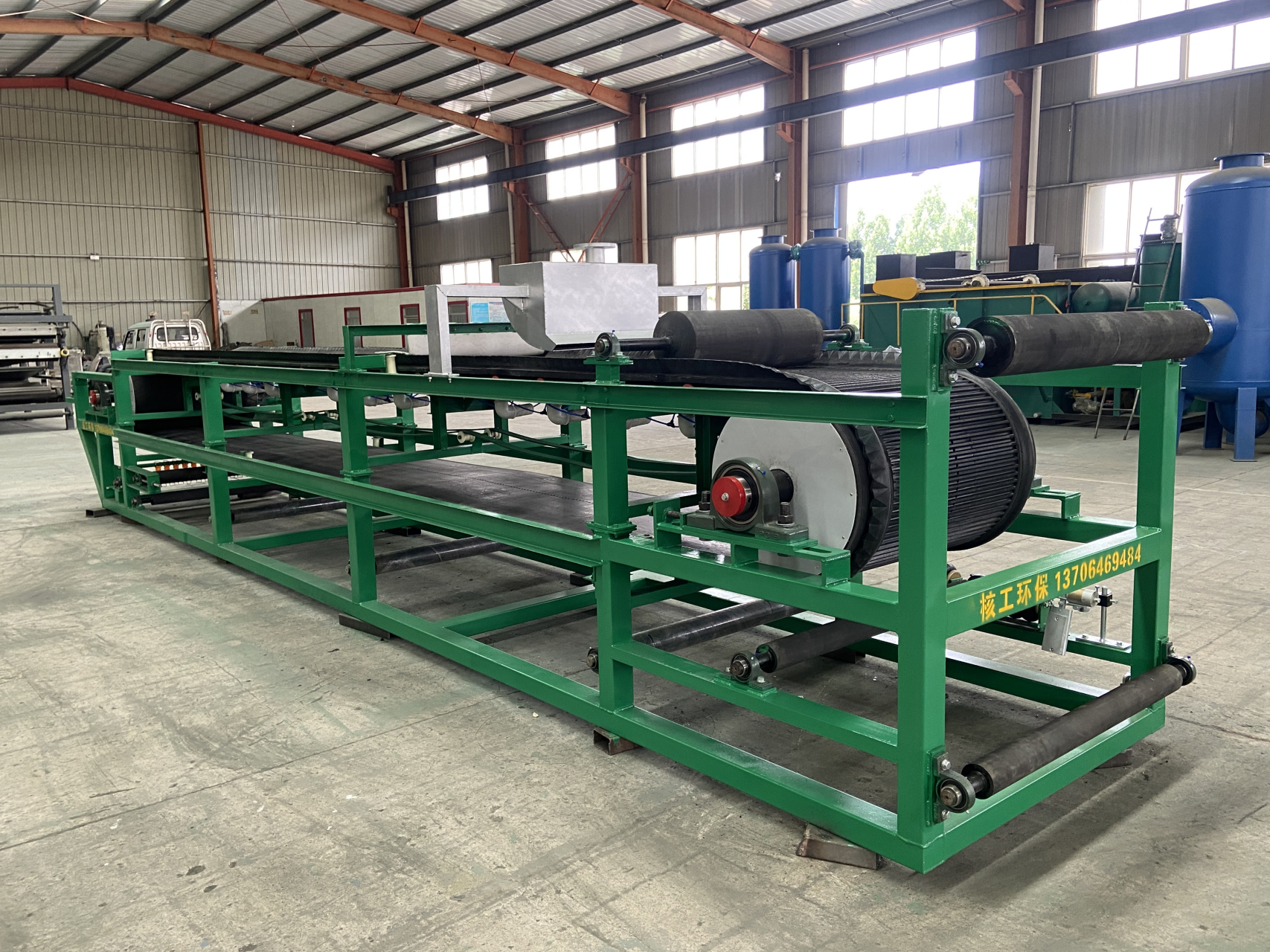 带式真空过滤机制作完成73准备发货