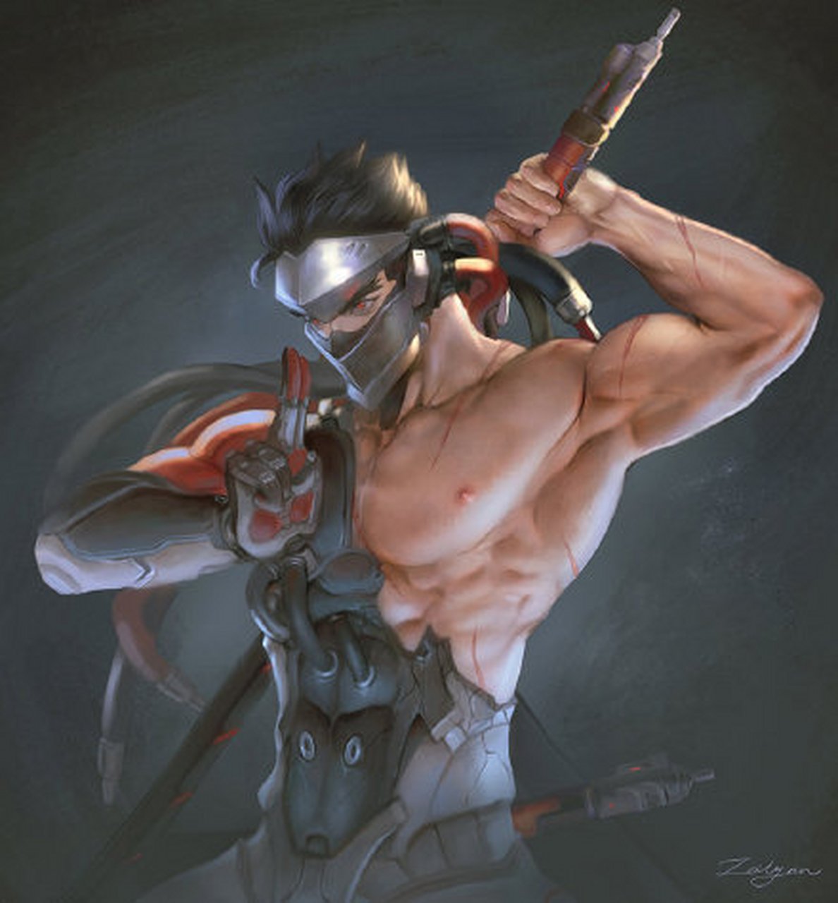 守望先锋#同人:源氏,帅呆了!