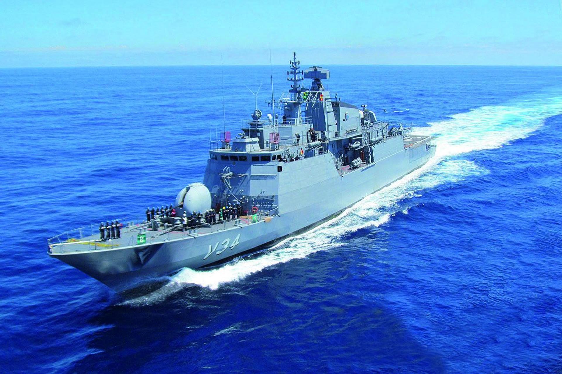 舰船欣赏:巴西 巴罗佐级护卫舰,该级舰是其国产舰艇,模型不多见