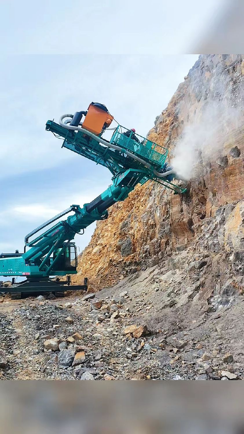 高边坡支护钻机 高边坡锚杆钻机-度小视