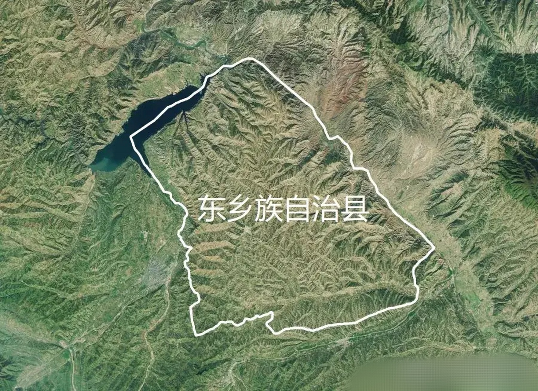 甘肃省东乡县乡镇地图图片