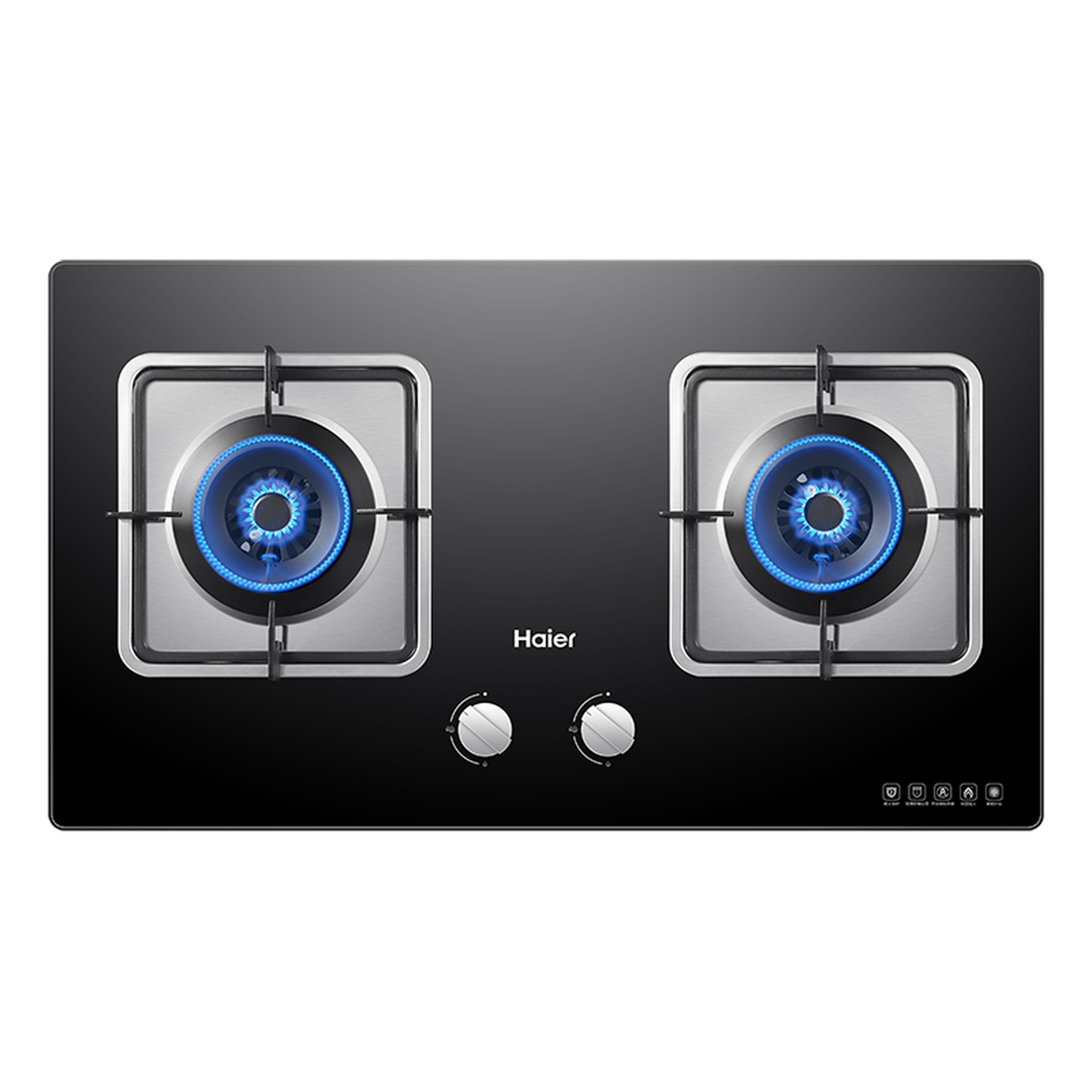 海尔(haier)燃气灶双灶 家用灶具一级能效 4.
