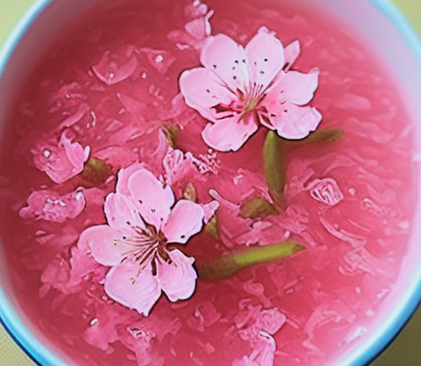 花千骨正在为她的师傅白子画准备着精心烹饪的桃花羹