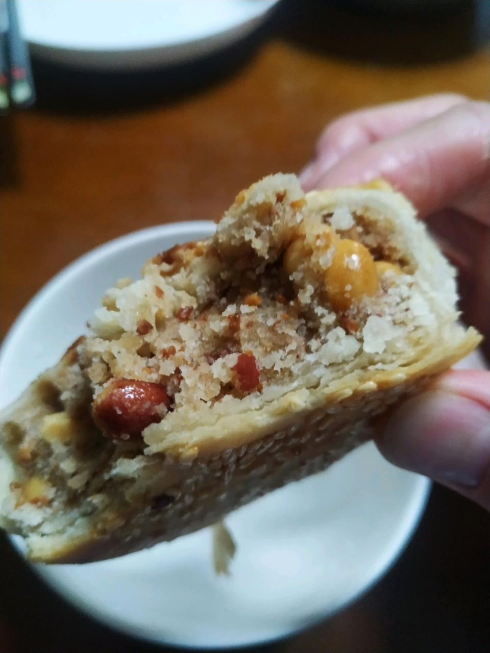 来自千年古镇临涣的手工月饼～香油芝麻月饼,传统秘方,酥香美味,甜而