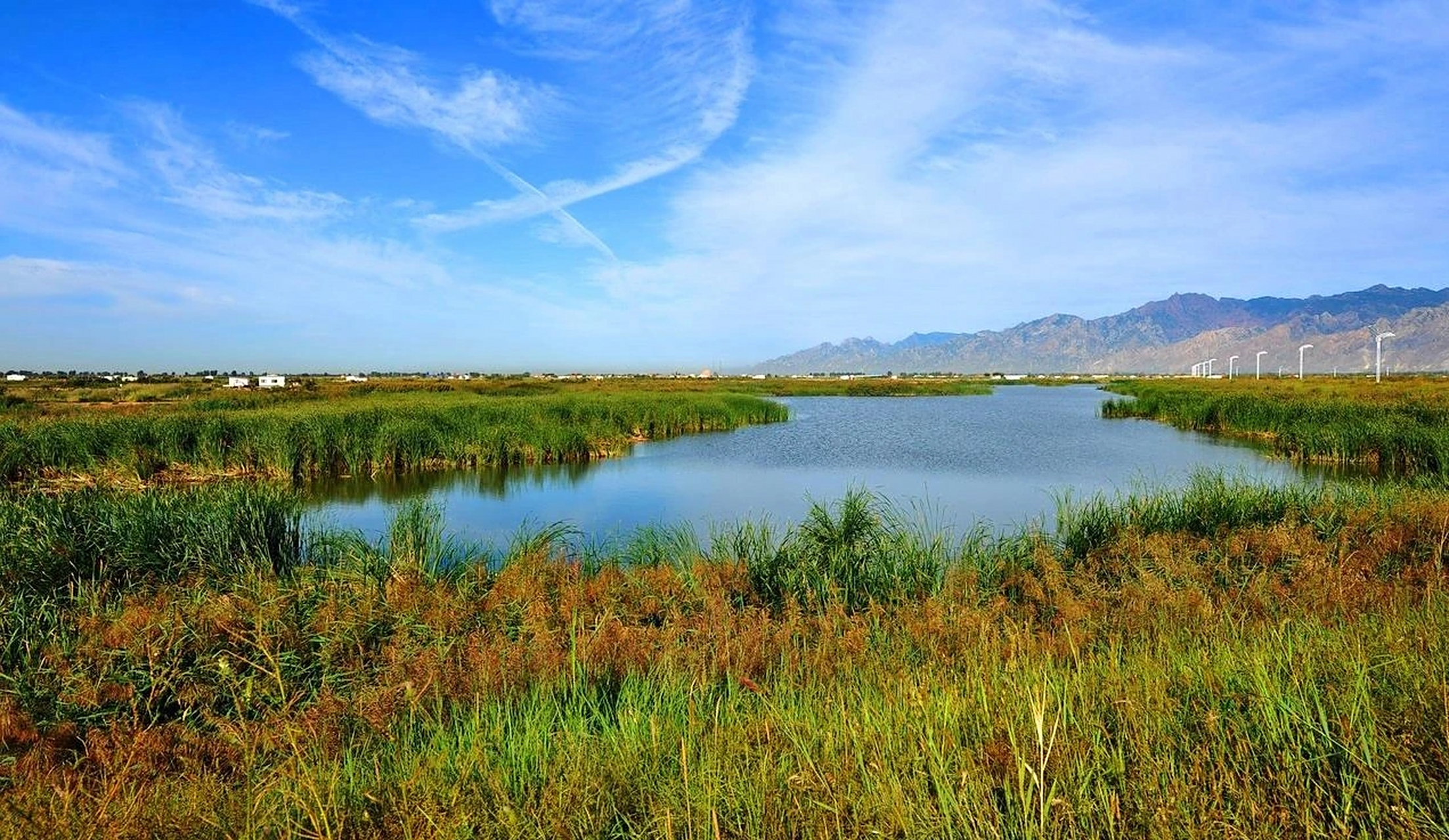 哈素海  哈素海是天然湖泊,有"塞外西湖"之称.