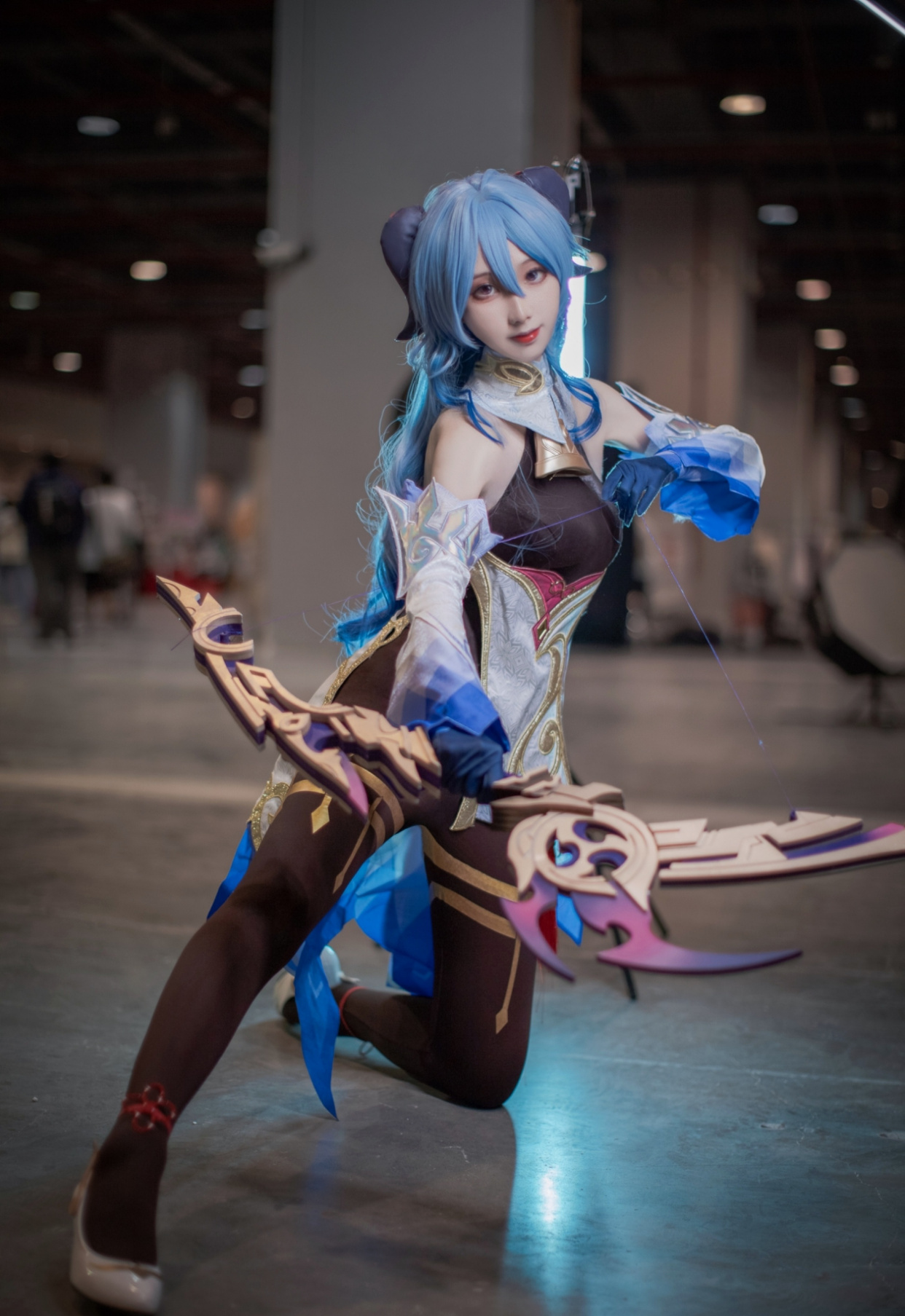 甘雨cos,小姐姐的大长腿,实在是太吸睛了啊