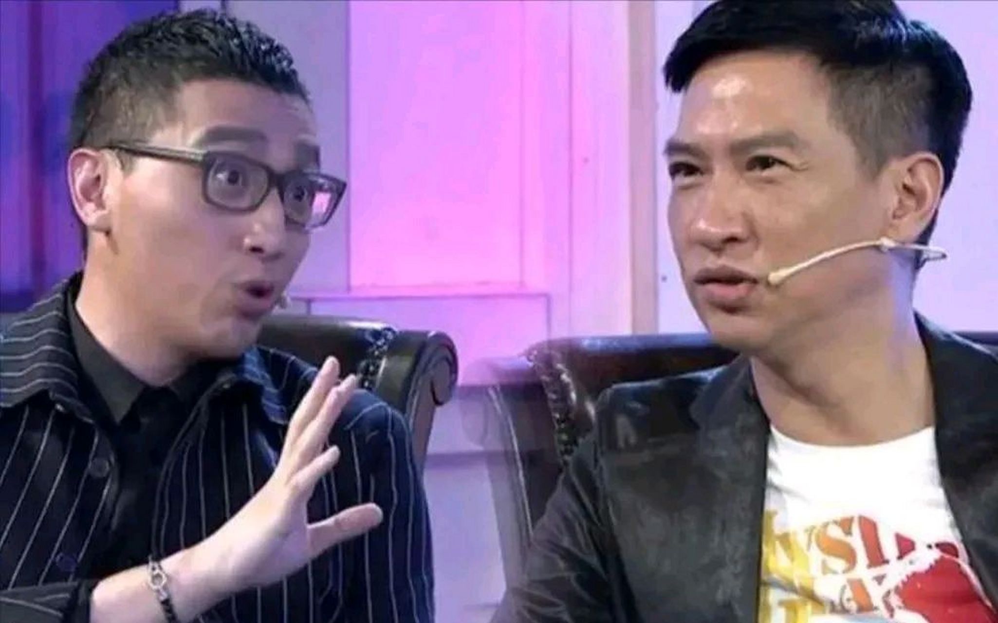 "面对华少得意的模样,张家辉说:"是啊,你真的很土豪,你这个打扮一看就