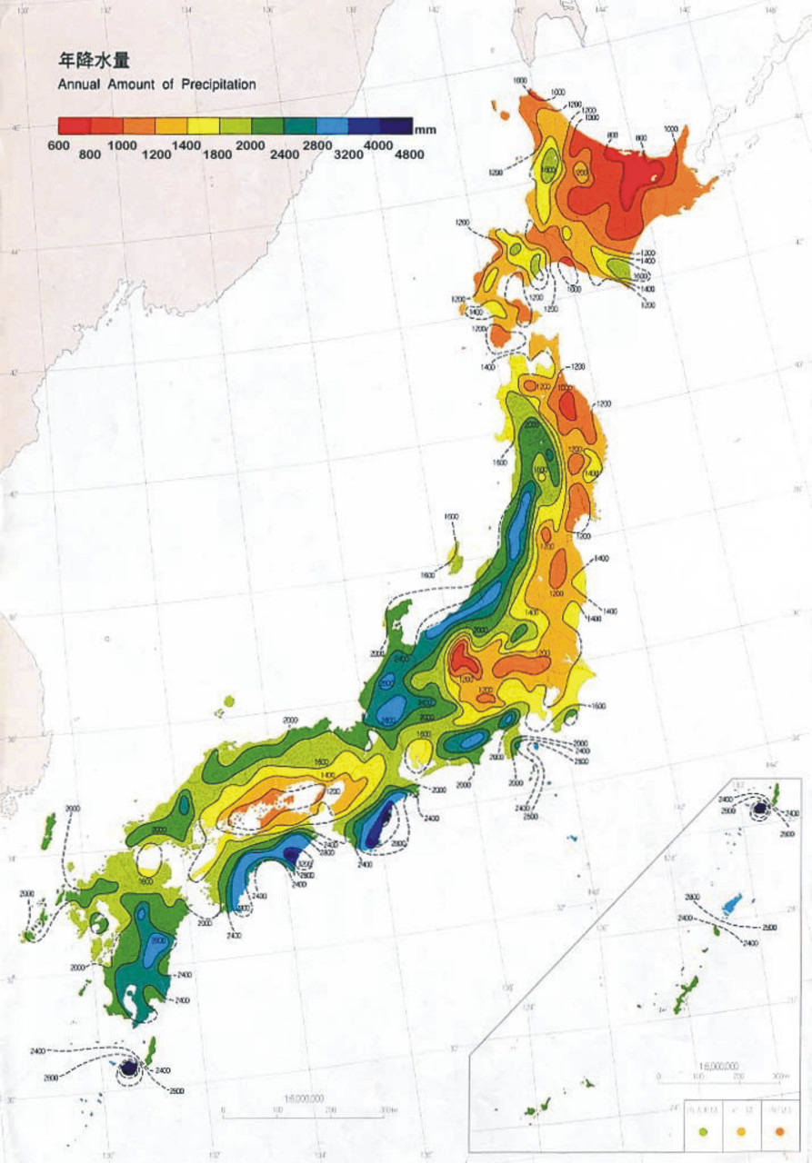 日本地理气候图片