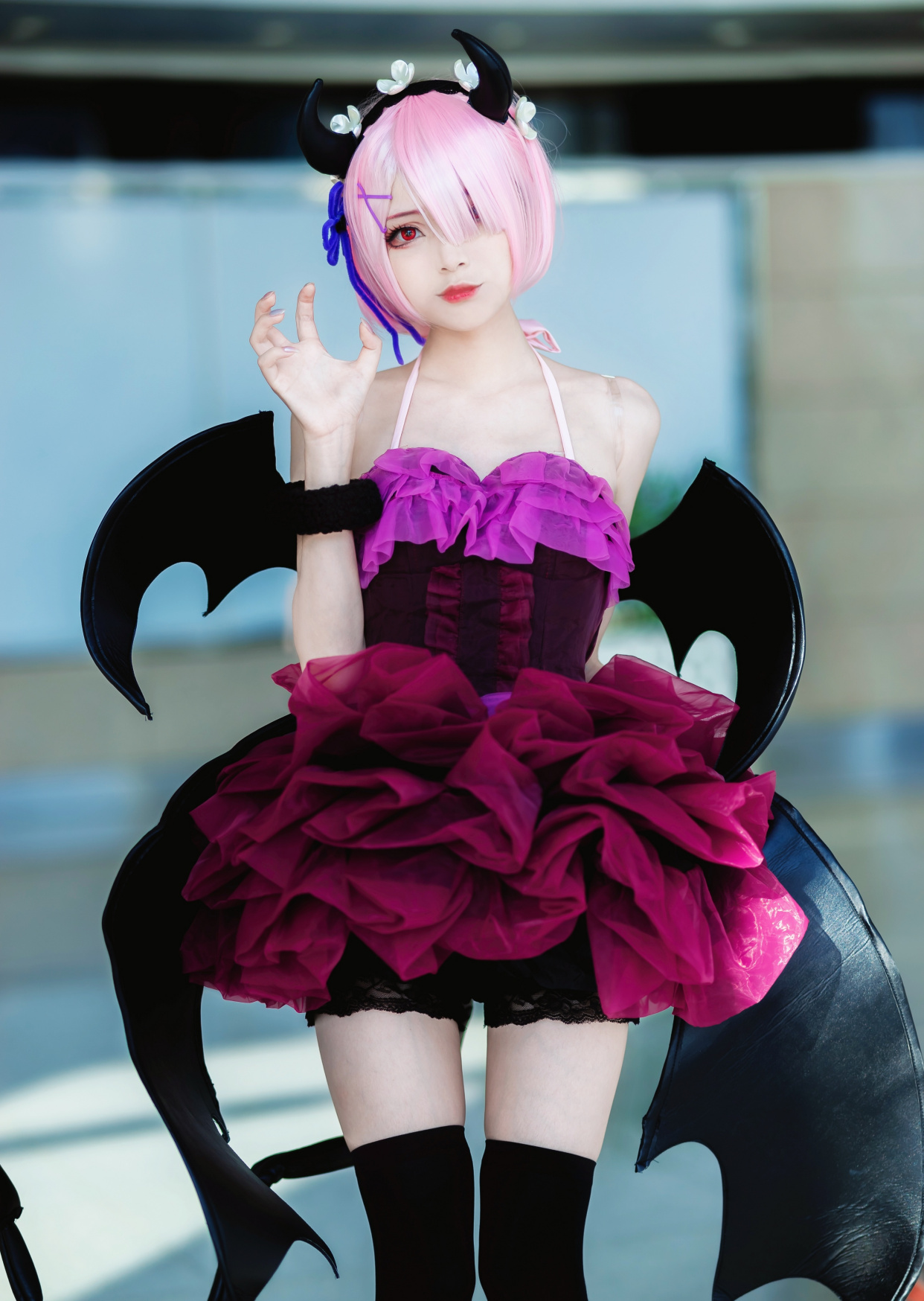 恶魔拉姆cos,美不美还不是要你来说了算