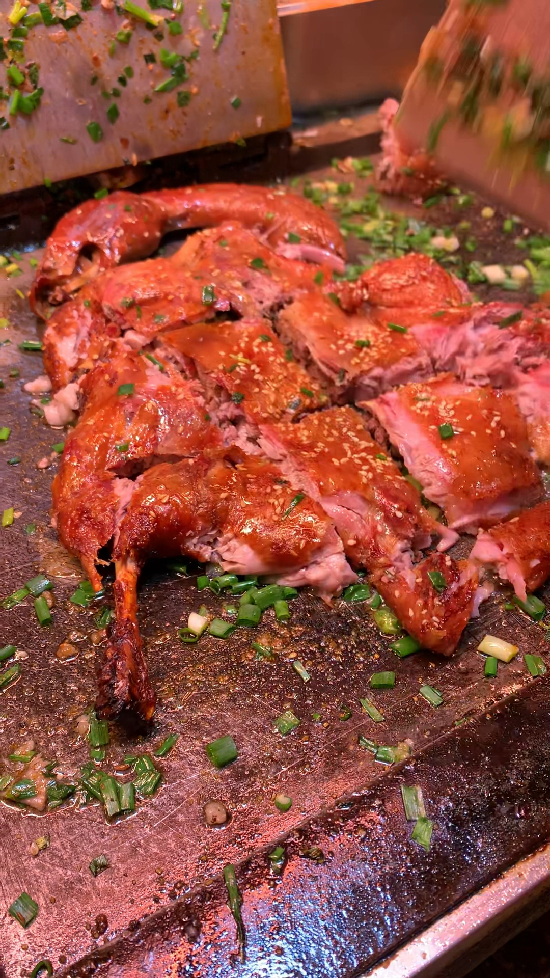 铁板烤鸭手艺制作