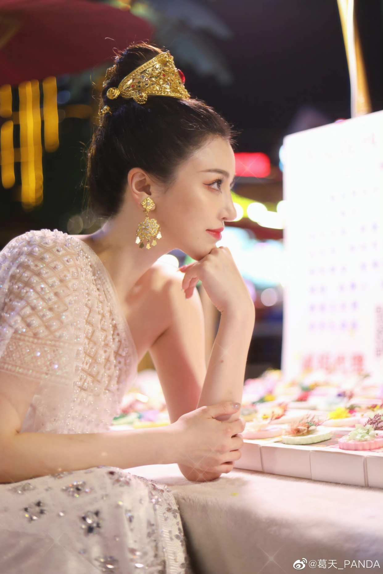 刘翔前妻葛天,傣族写真绝美