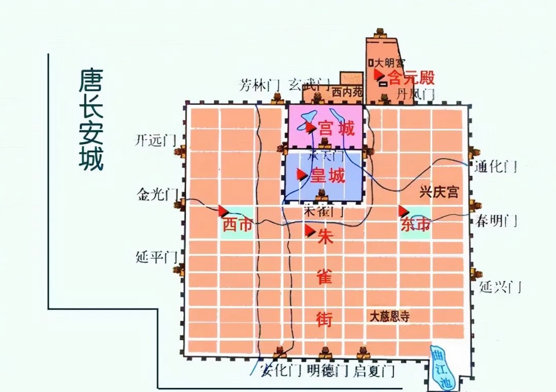 唐朝历史发展示意图图片