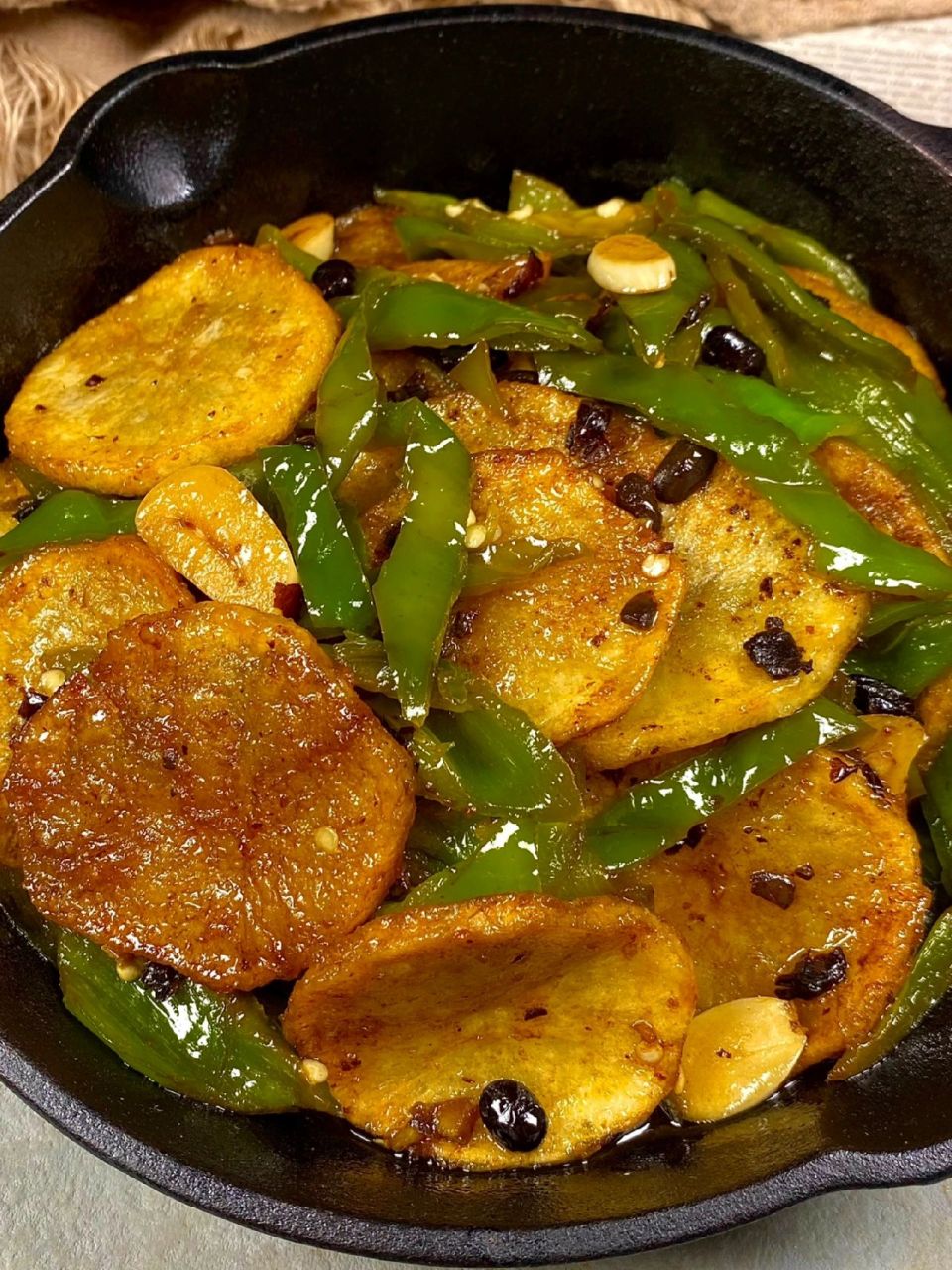 擂辣椒土豆片巨好吃哇!