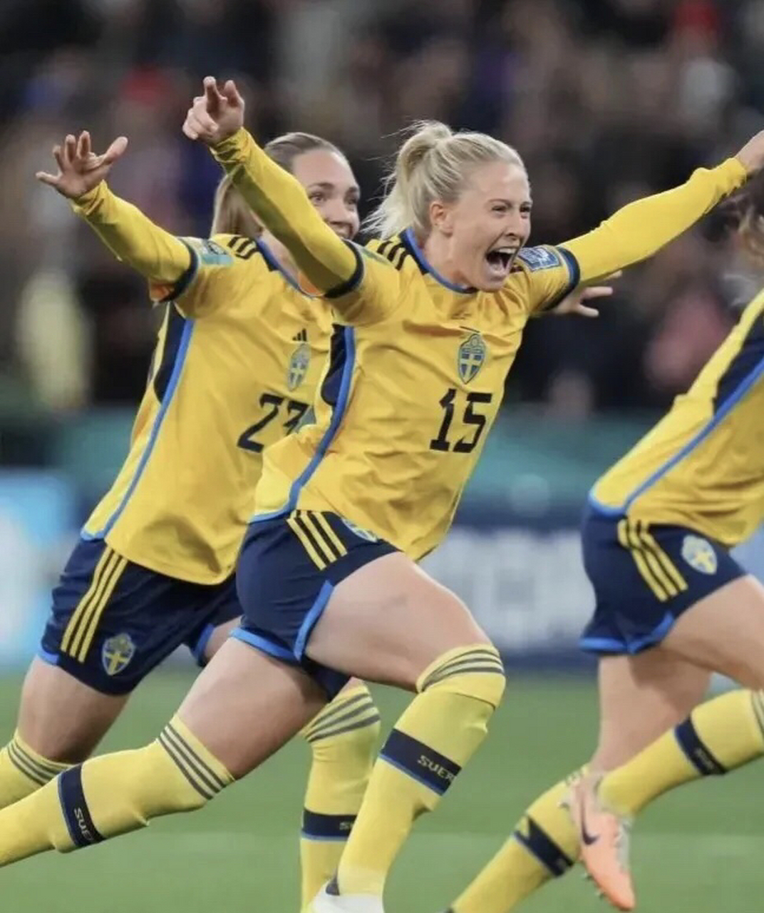 女足世界杯铜牌07争夺战 瑞典9490vs9696澳大利亚 瑞典女足