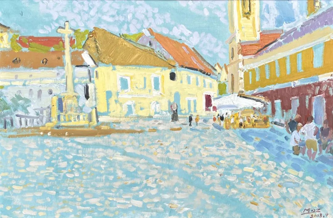 毛岱宗写意油画作品欣赏