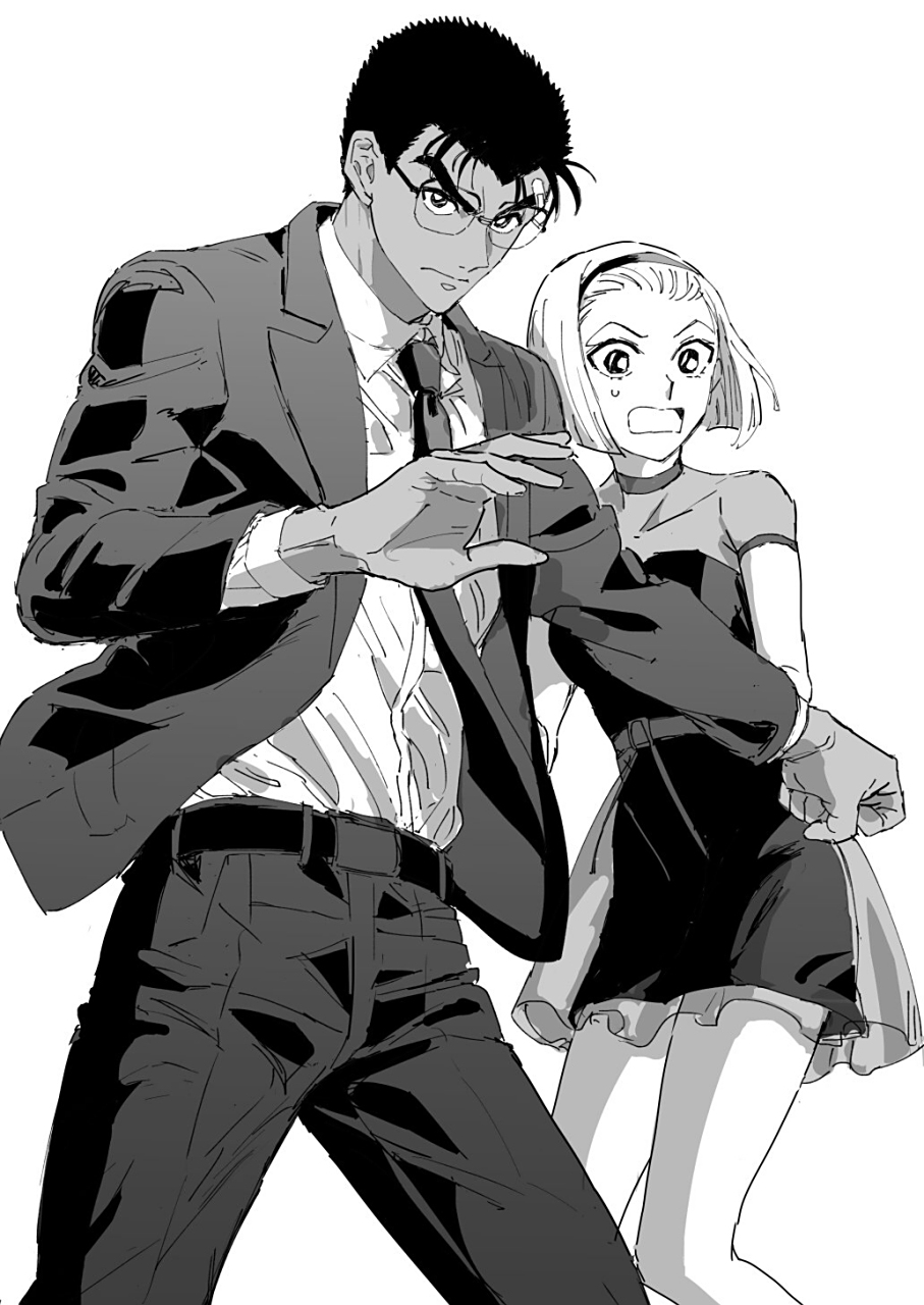 名侦探柯南# 京极真&铃木园子,纯爱战神yyds!