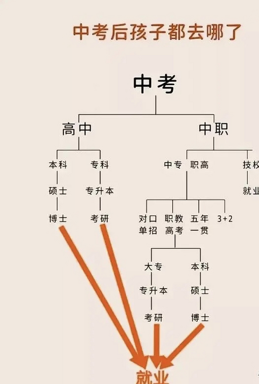 直到今天才知道,终于有人把中考分流说明白了,家长们抓紧保存下来,让