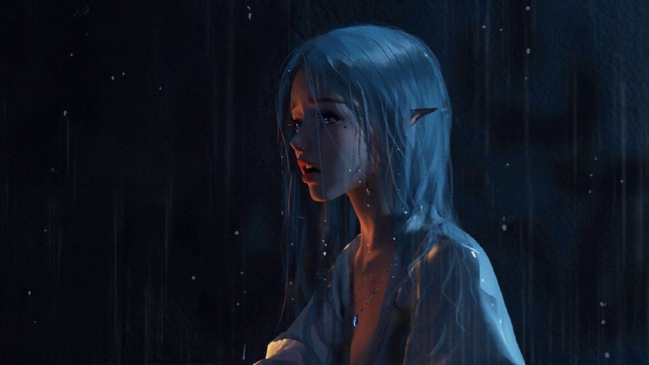 【wlop鬼刀】|||每一张都特别好看咱就是说第二张已经封神了!