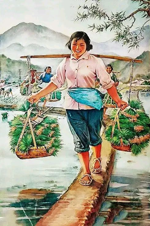 文革时期大生产插画