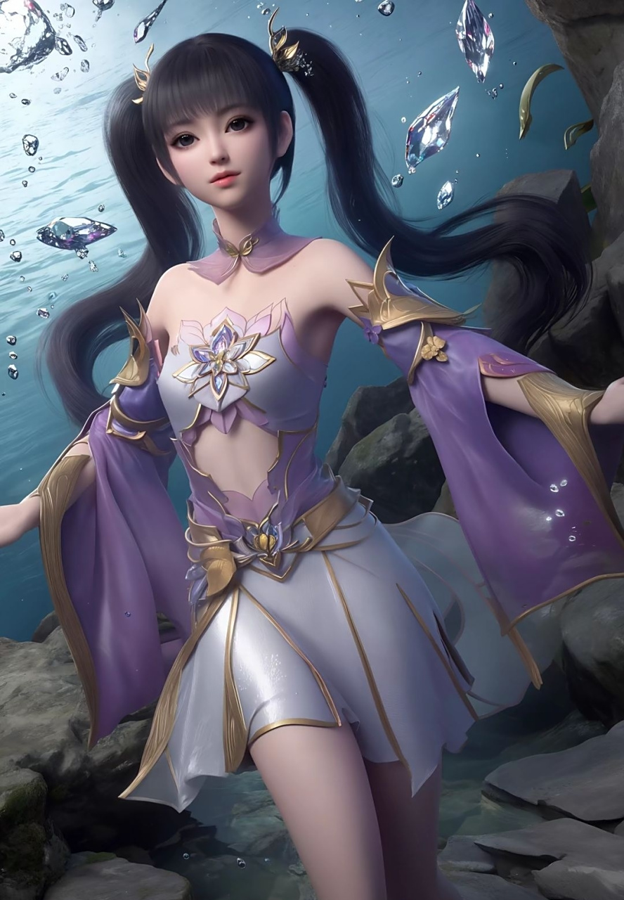 ai绘画:斗破苍穹紫妍高清壁纸.