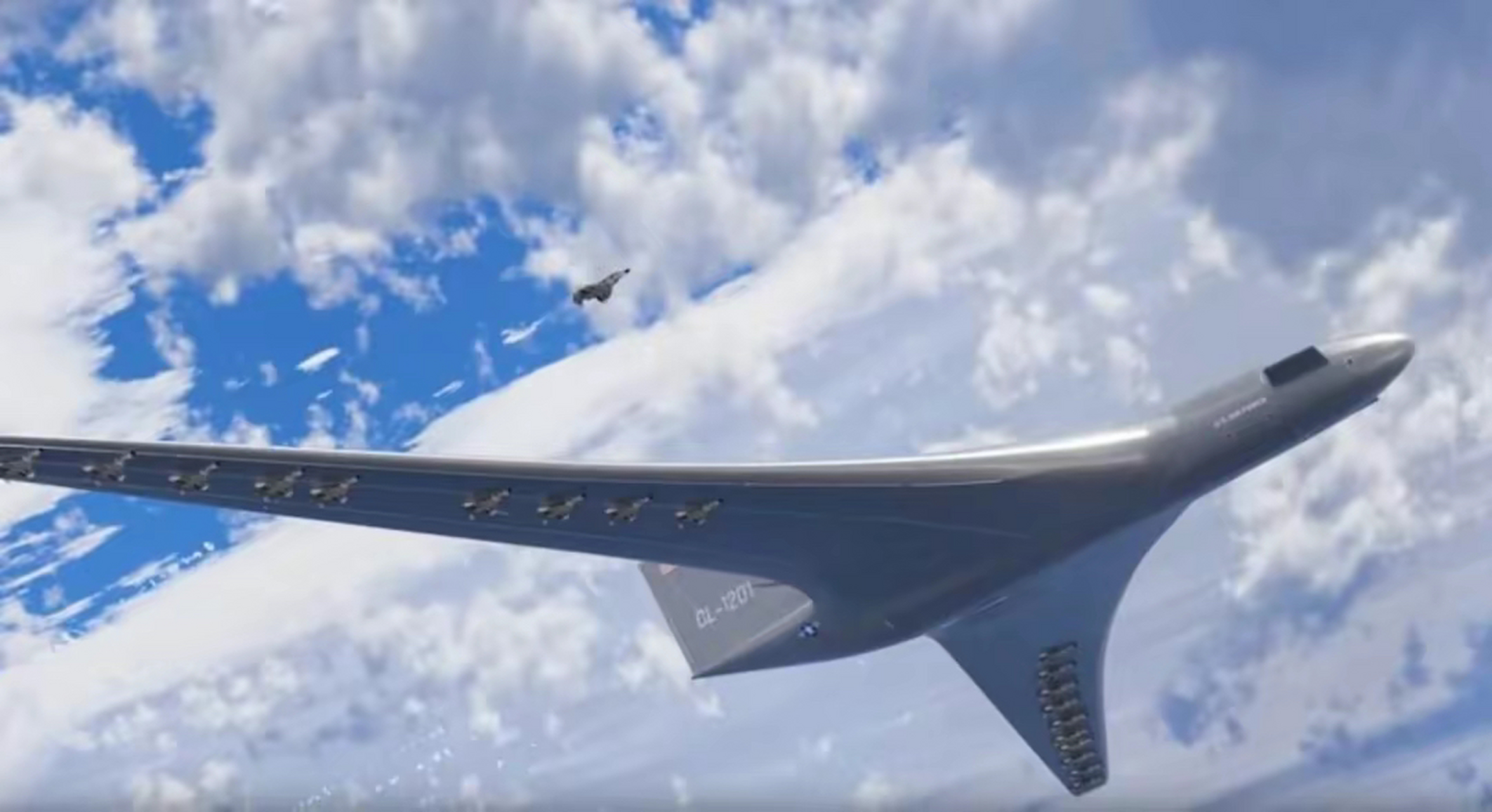 美国核动力"梦想飞机"! 重5440吨可搭载22架战机, 堪称空中航母!