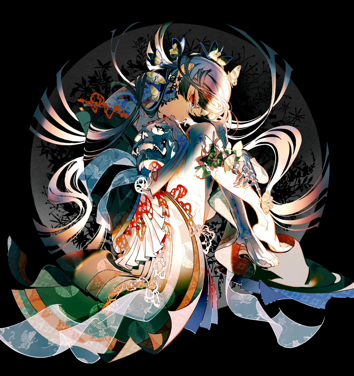 画师米山舞动漫人物新作欣赏,依旧华丽迷人. #动漫# #插画# #二次元