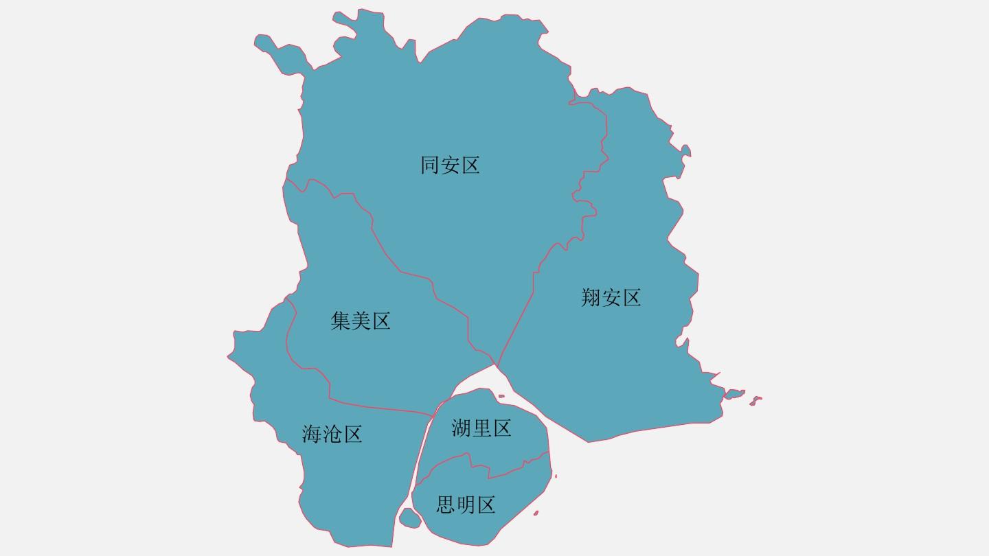 厦门市各区gdp:思明区领先湖里区,集美区第4,同安区最后
