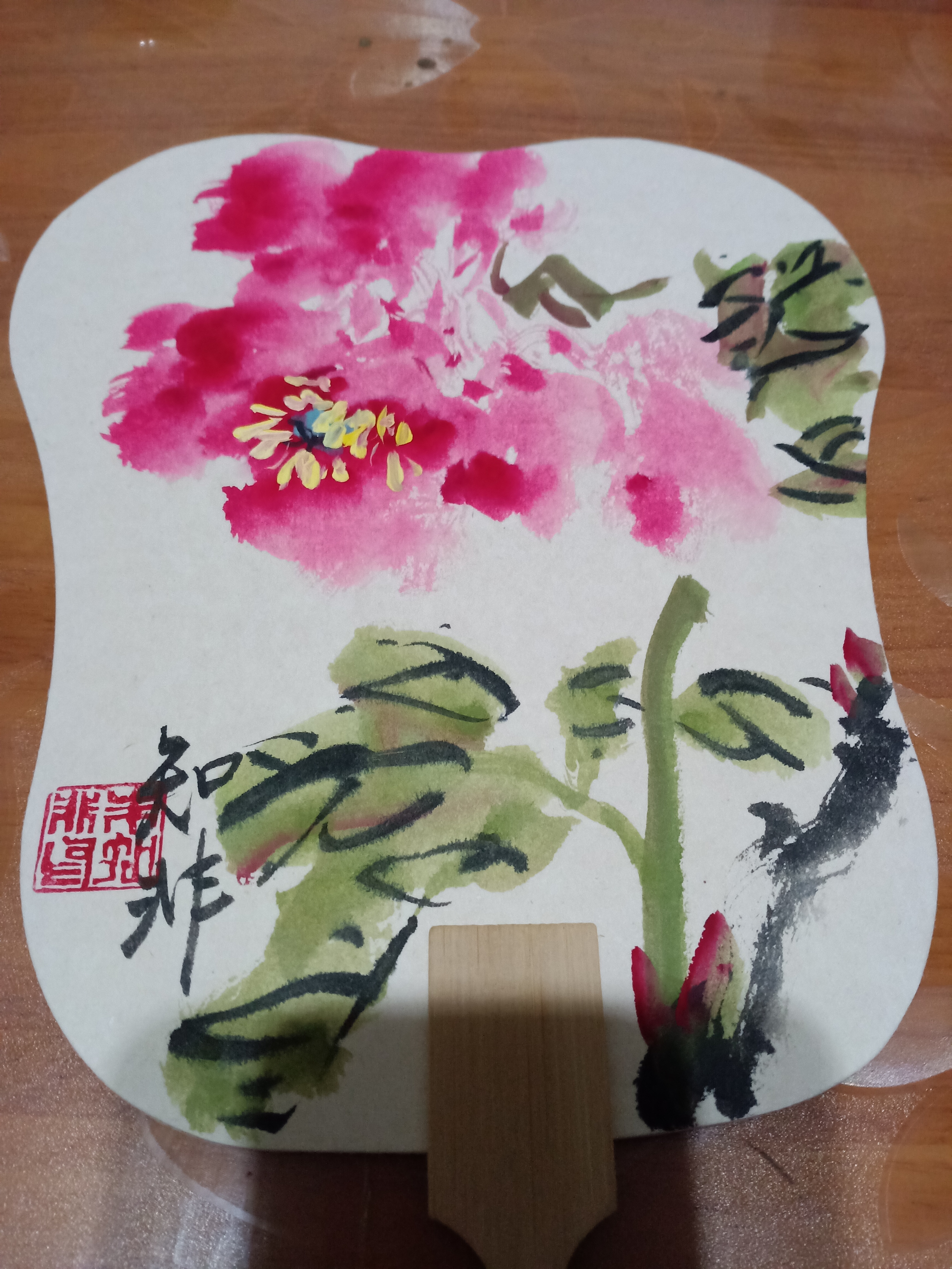 全国各地去淄博求扇面的朋友注意了,青年画家朱知非的作品来了