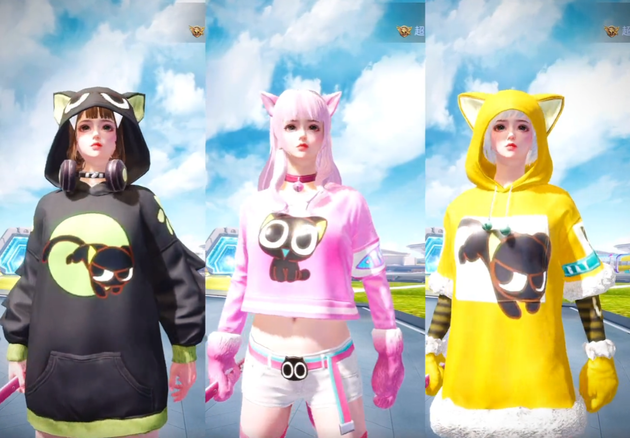 和平精英罗小黑系列3天后下架,6款罗小黑的外观细节及实战效果!