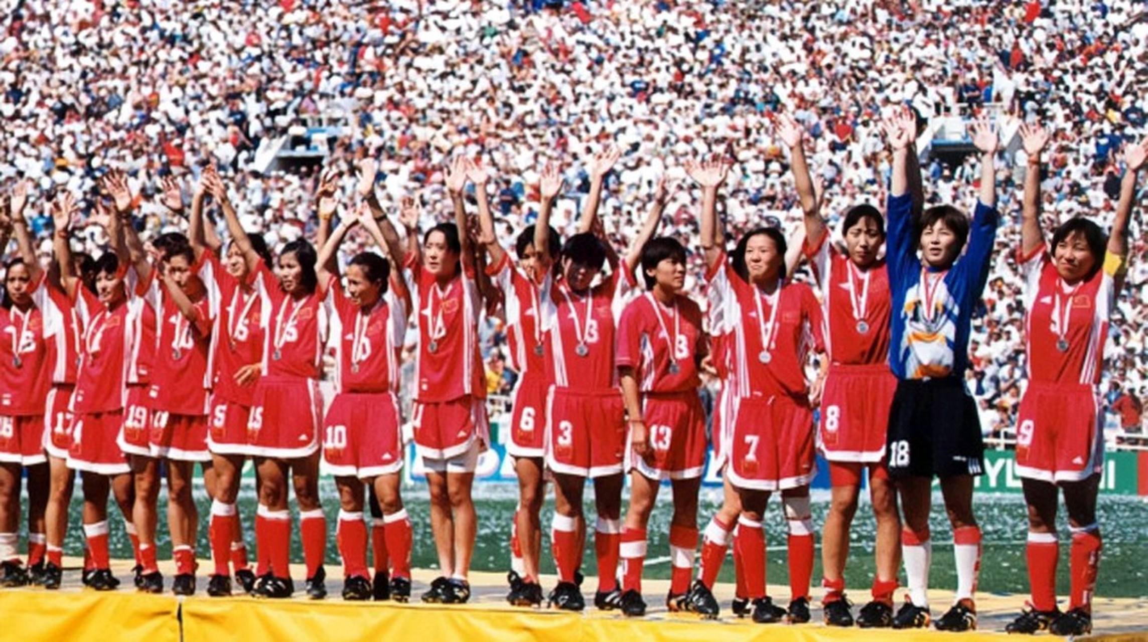 1999年美国女足世界杯,中国队与美国队会师决赛,在加时赛第10分钟