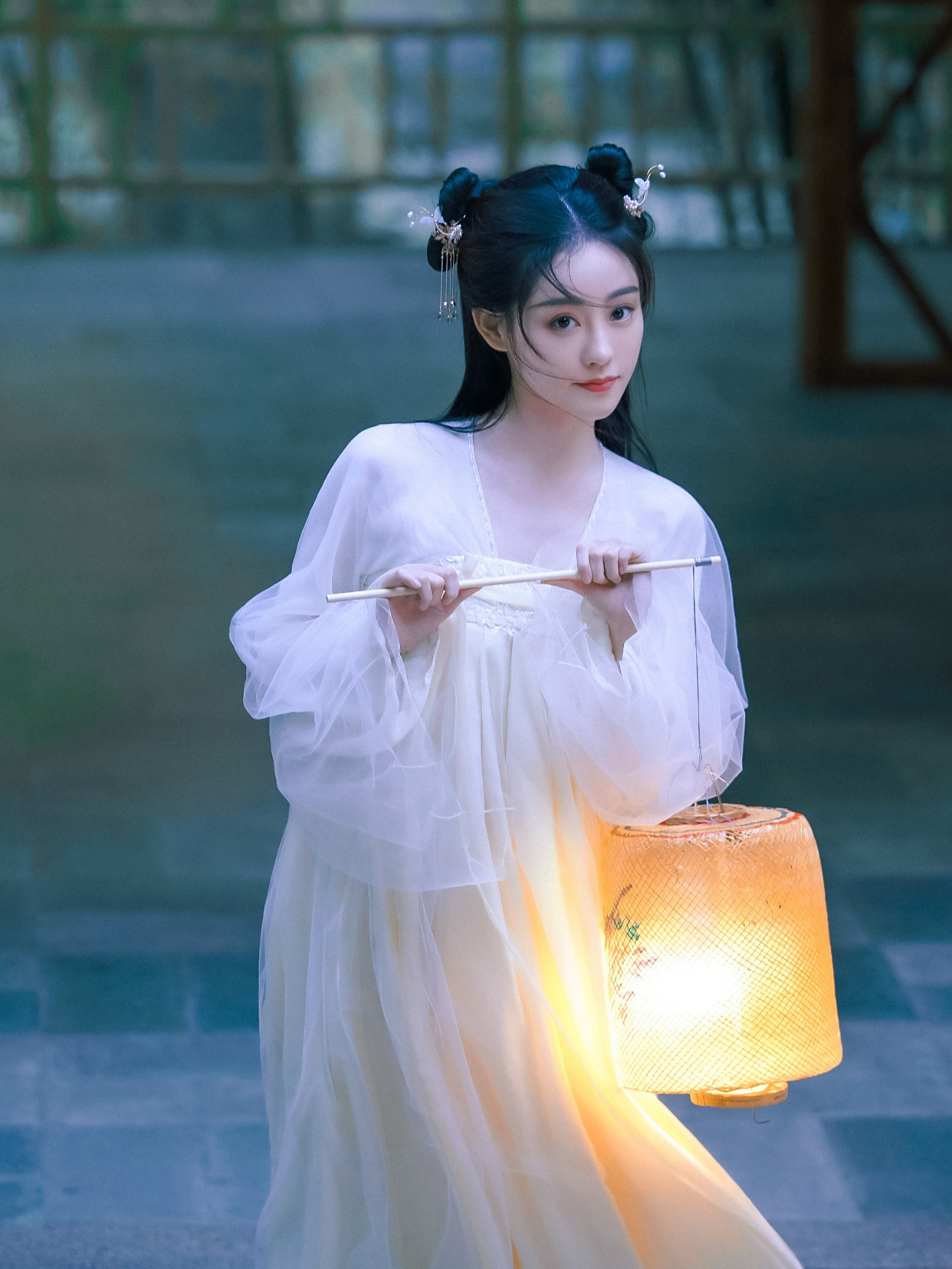 祝绪丹轻纱古风造型写真:甜美灵动,娇俏仙女!