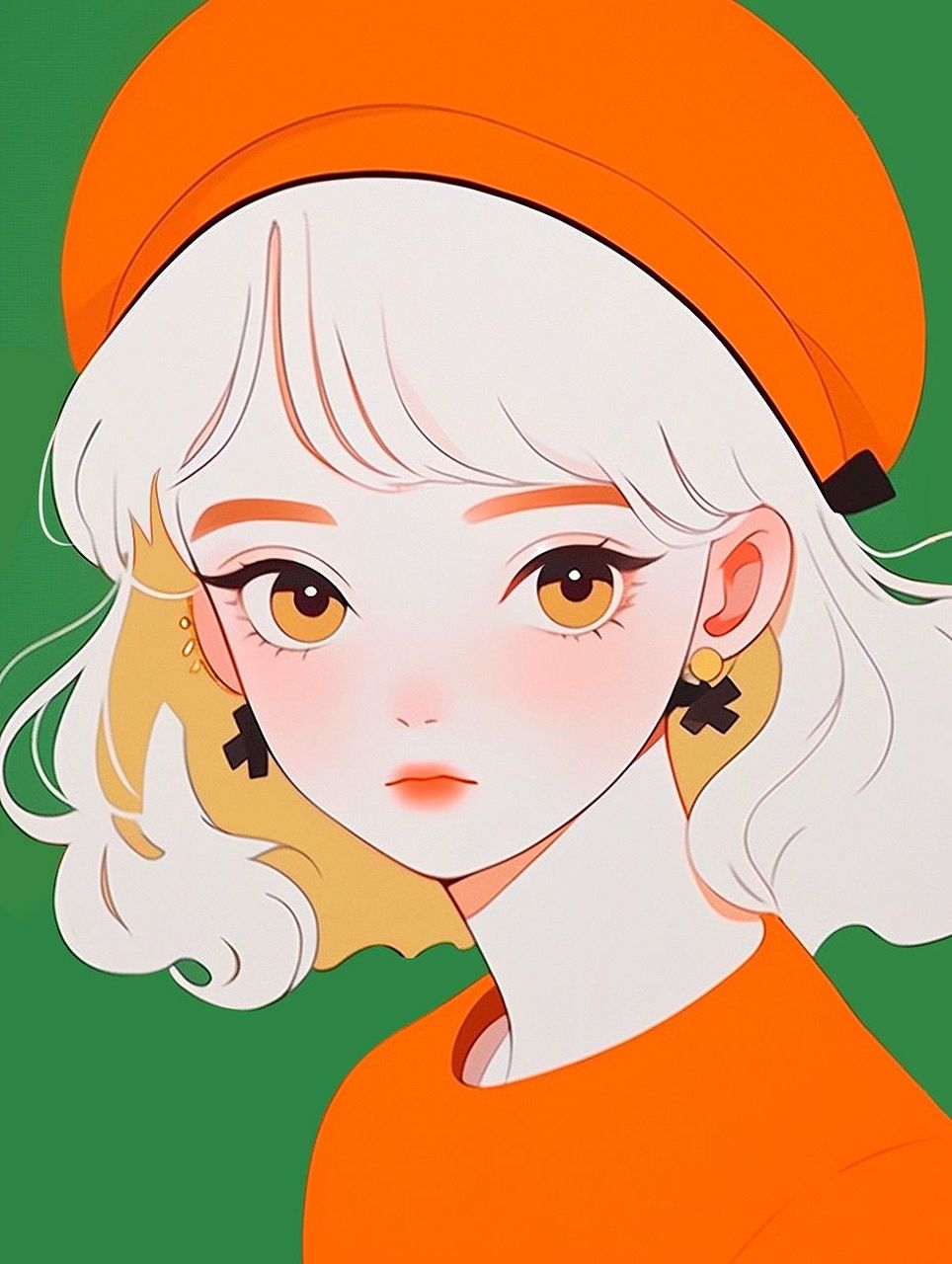 头像:多巴胺女孩,靓丽的色彩,迷人的气质,太美了! #头像