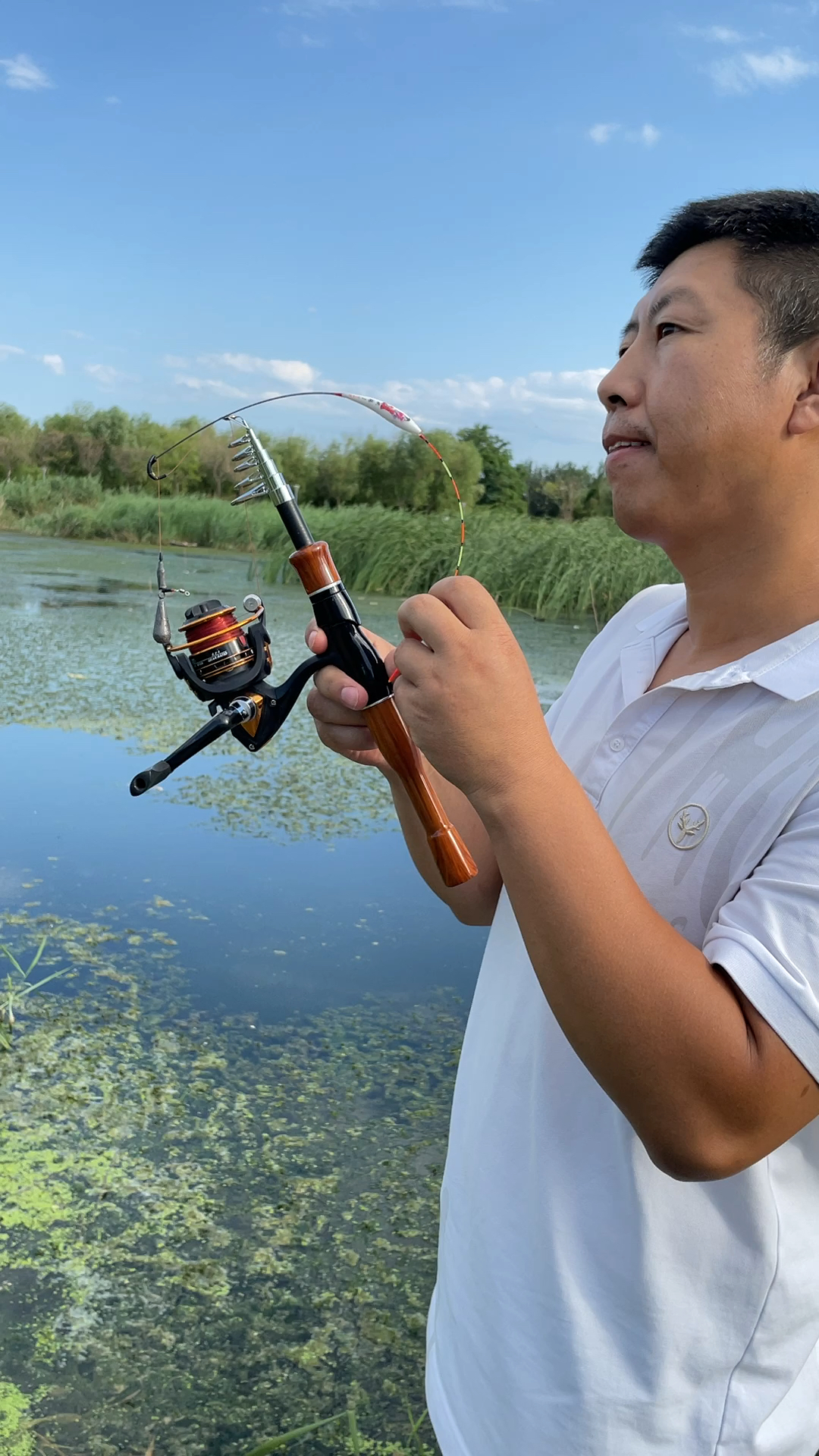 伸缩路亚滑漂钓鱼