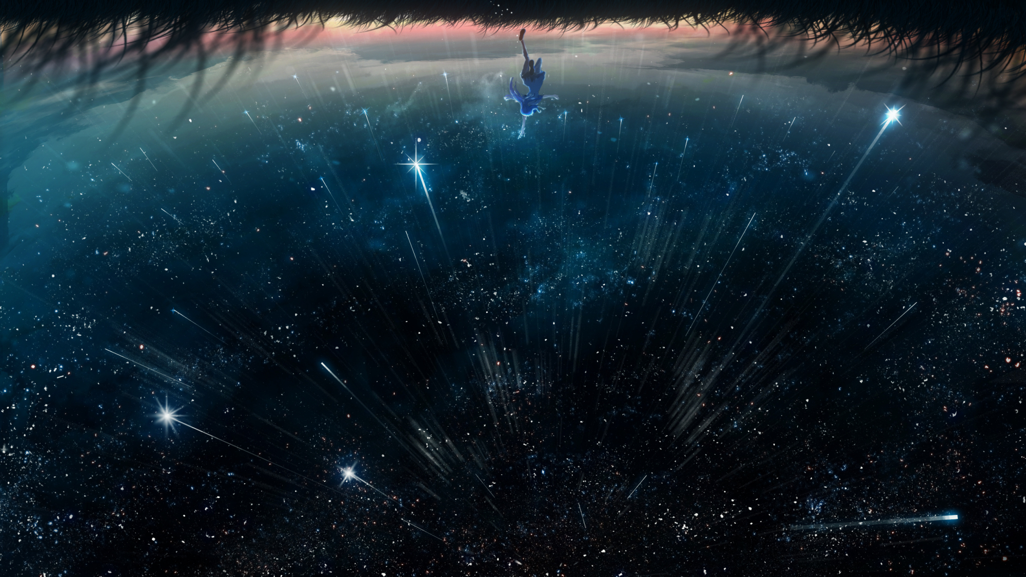 画师y_y作品欣赏——向往的蓝色星空
