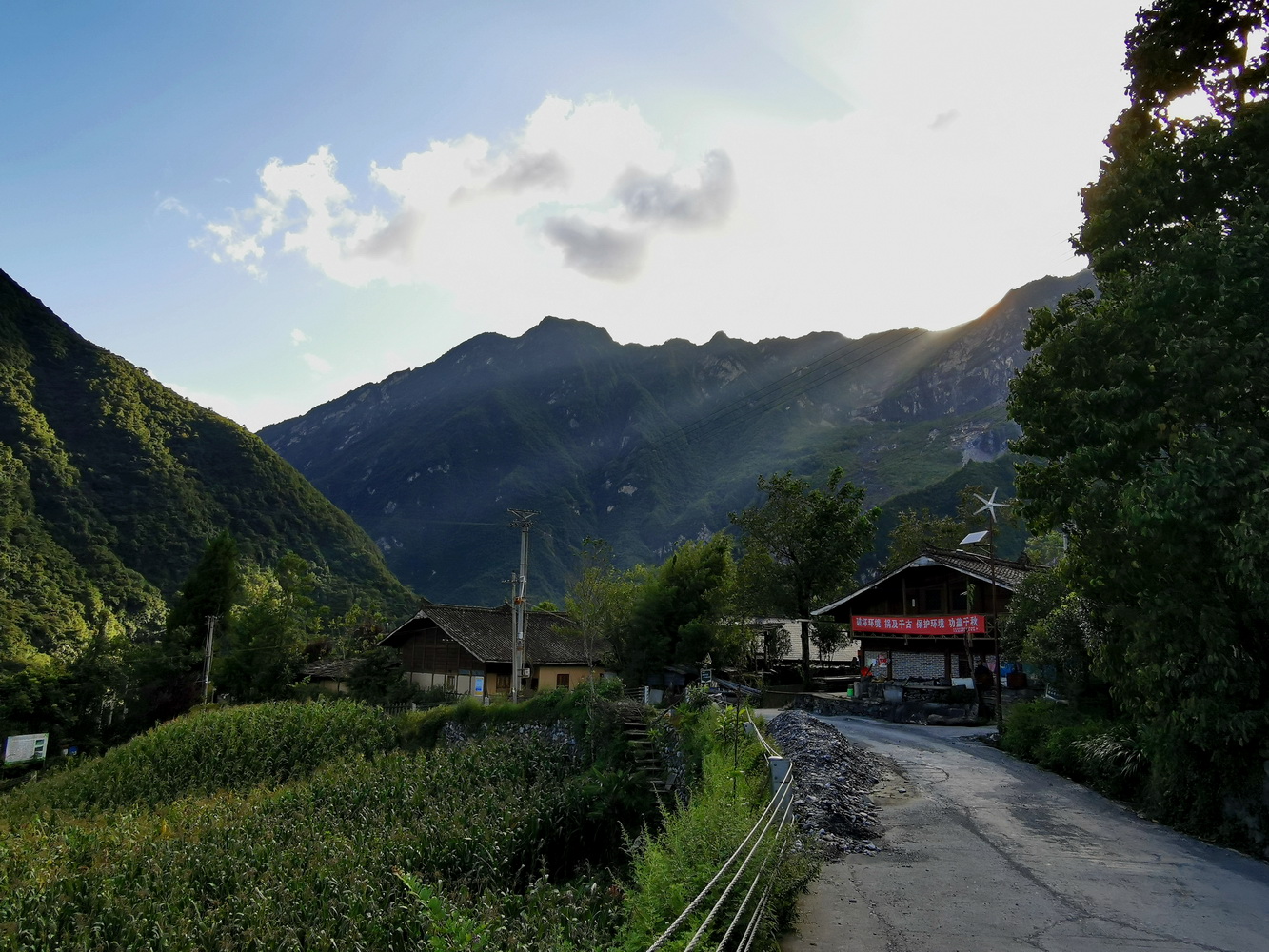 虎牙大峡谷,四川平武