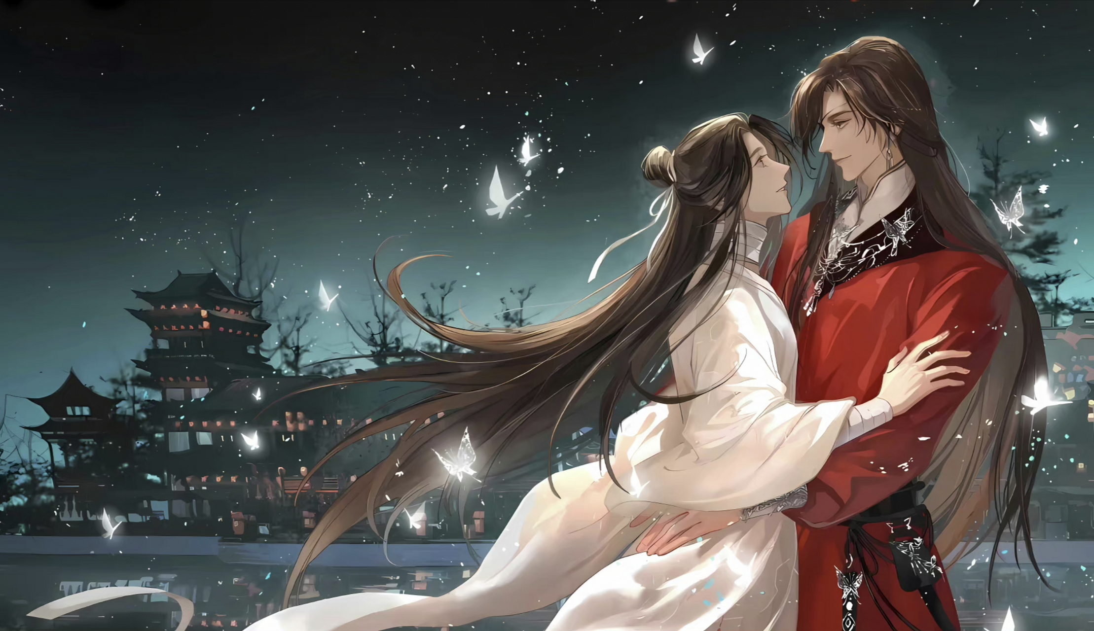 天官赐福动画# 与君山相逢,遇到了一个会驱使银蝶的少年 6767