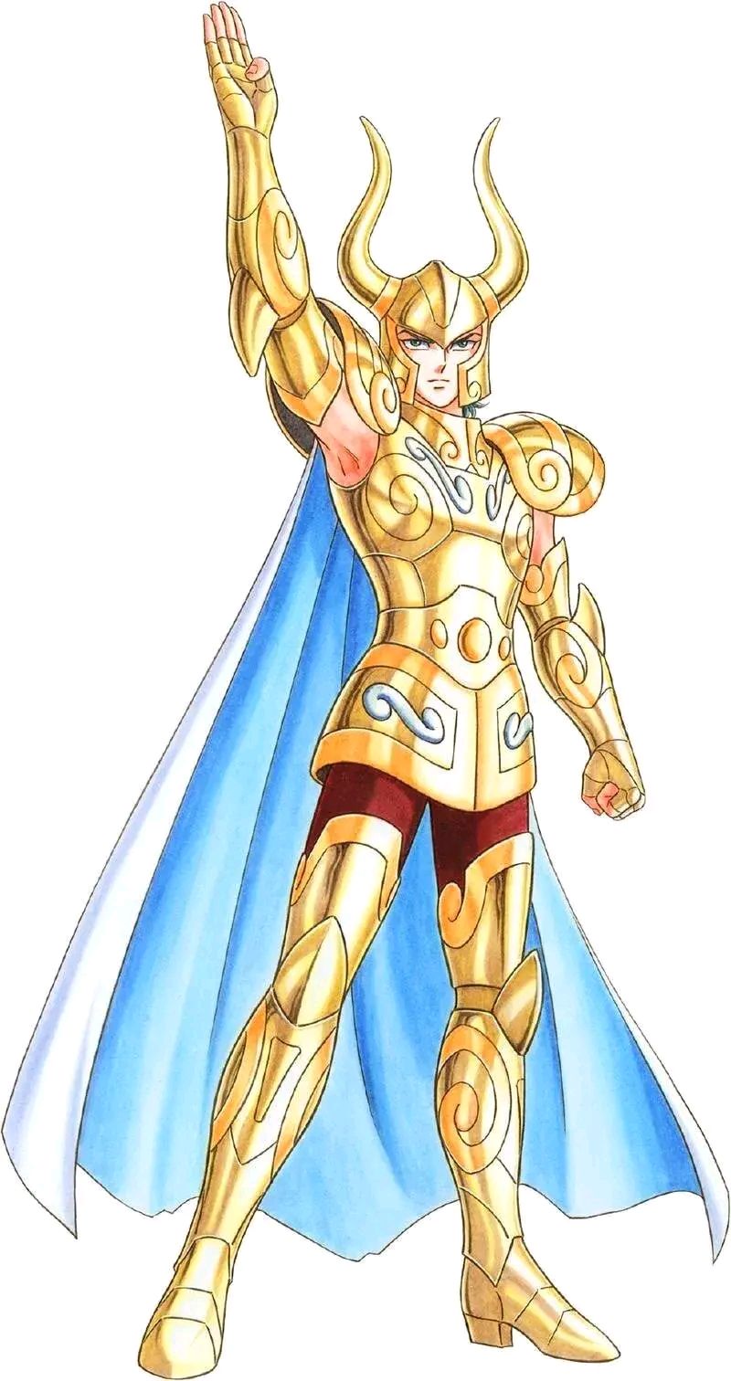 姬野美智的十二黄金圣斗士手绘稿