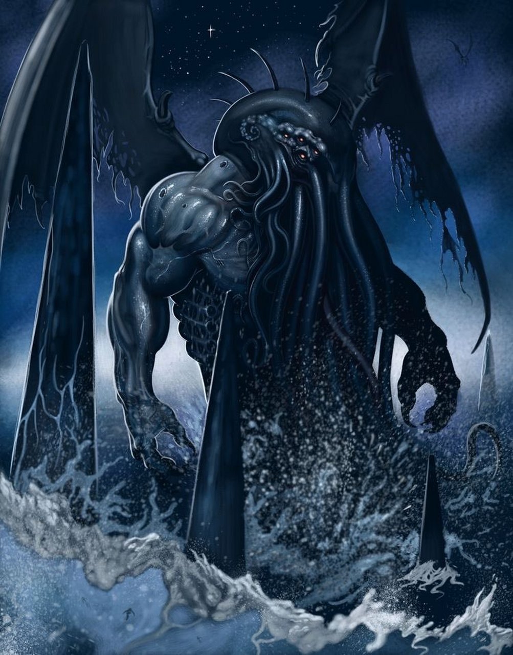 克苏鲁语录10: ①旧日支配者只能清醒地躺在黑暗中