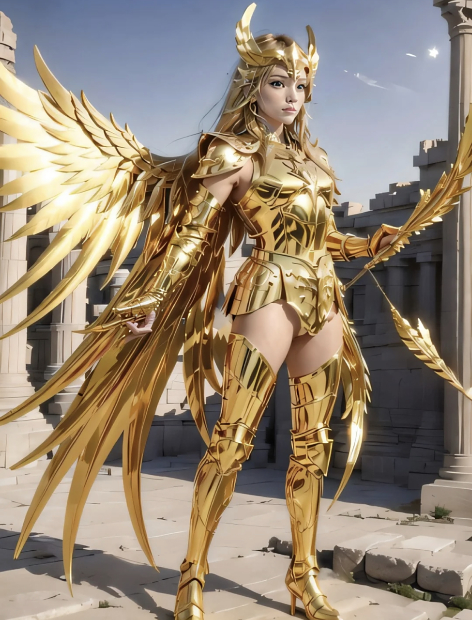 射手座黄金圣斗士女版#动漫