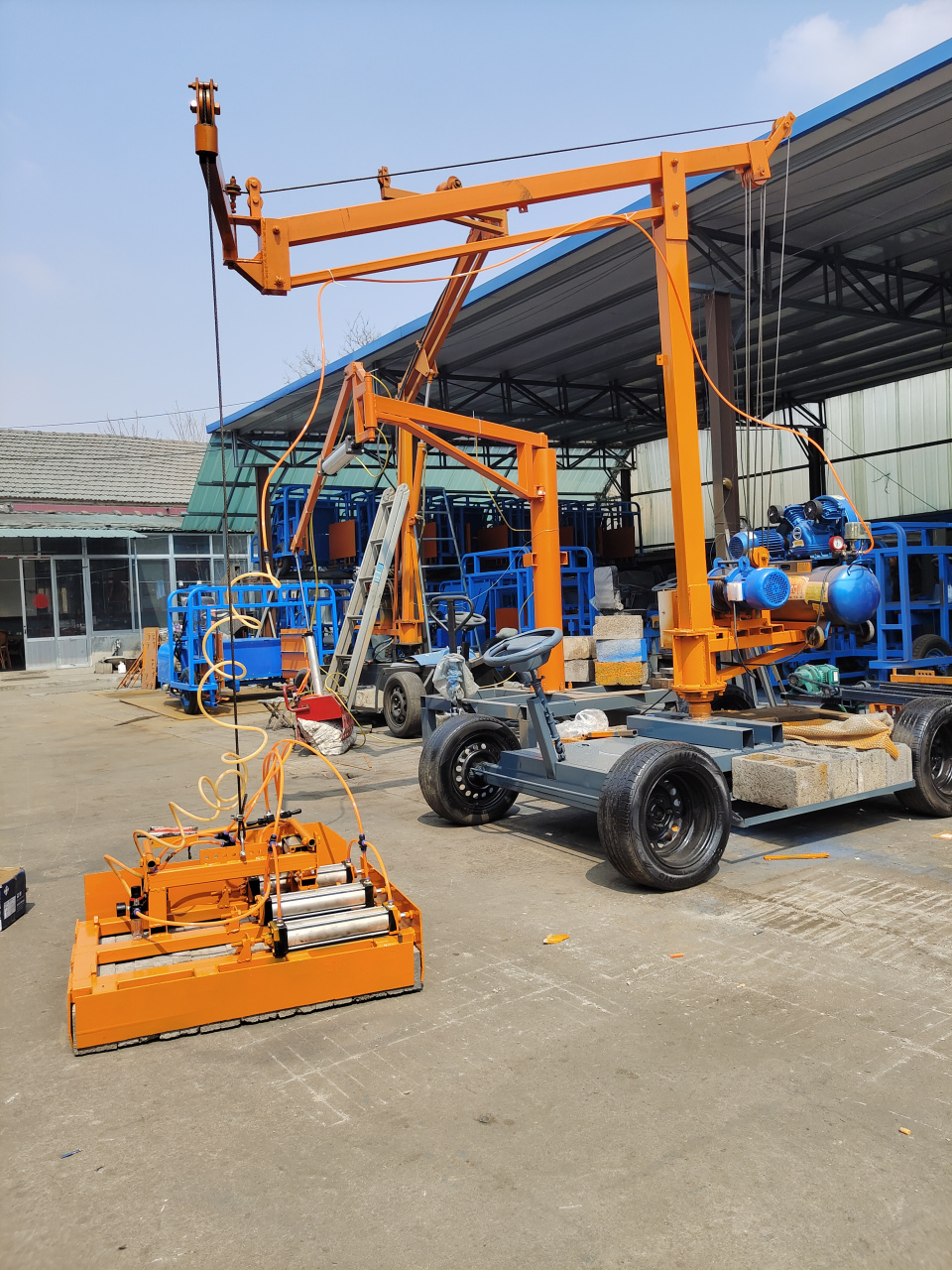 空心砖装车机有点,水泥砖码垛机,空心砖码垛机,水泥砖码砖装车机,该