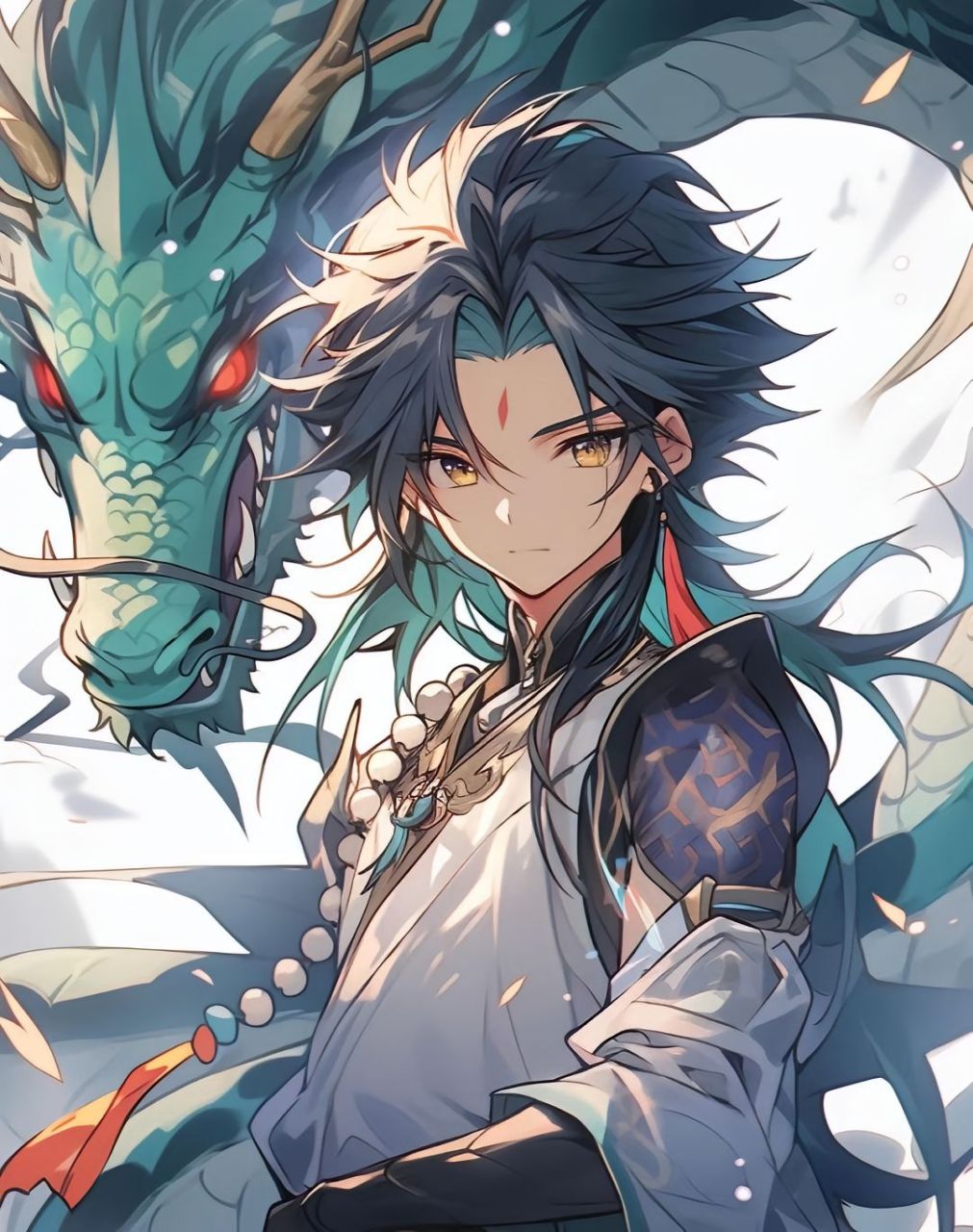 原神肌肉纹身男,玩长柄武器的仙人,这就是"魈",跟二郎神什么关系!