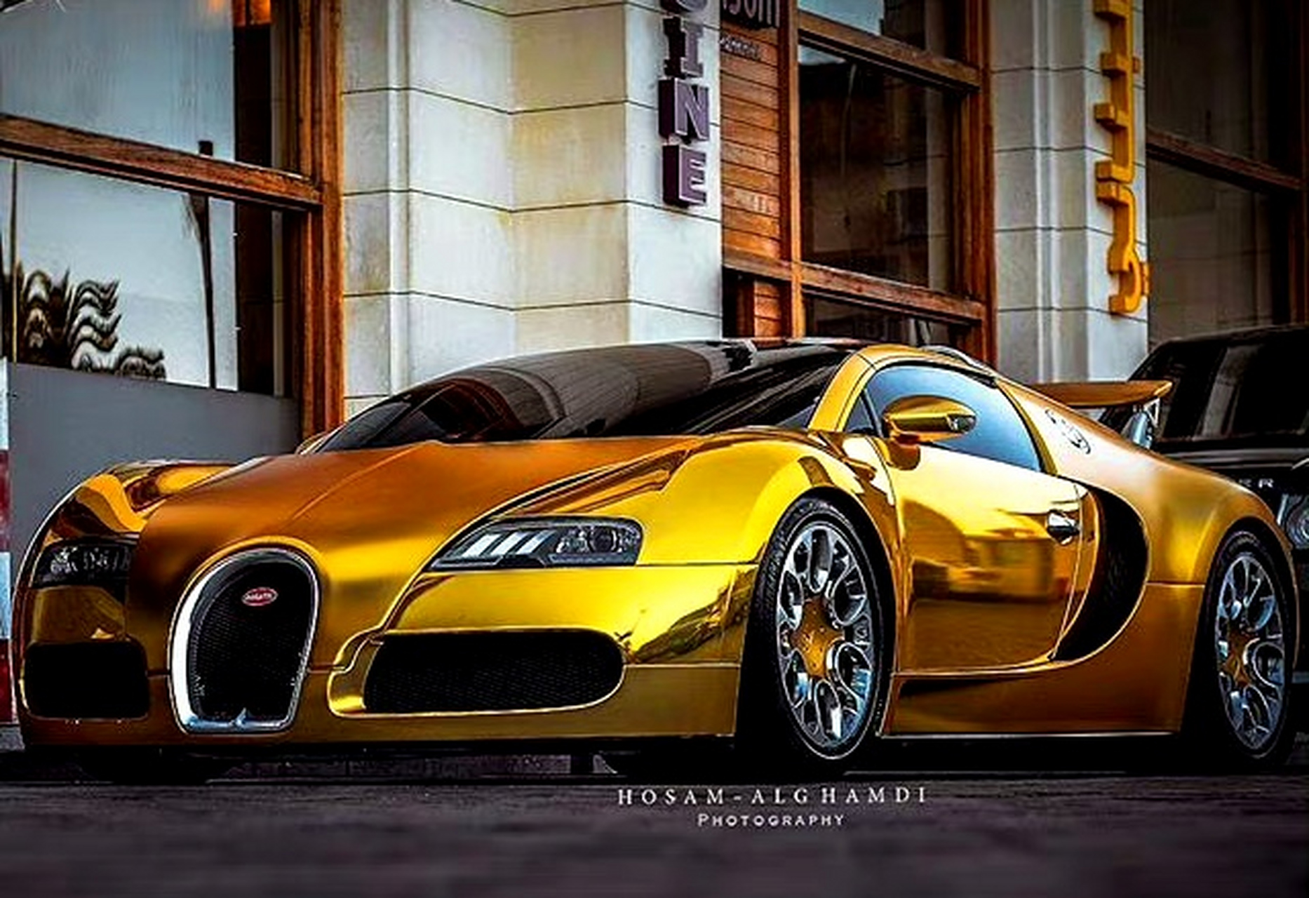 土豪金色的豪车 #豪车