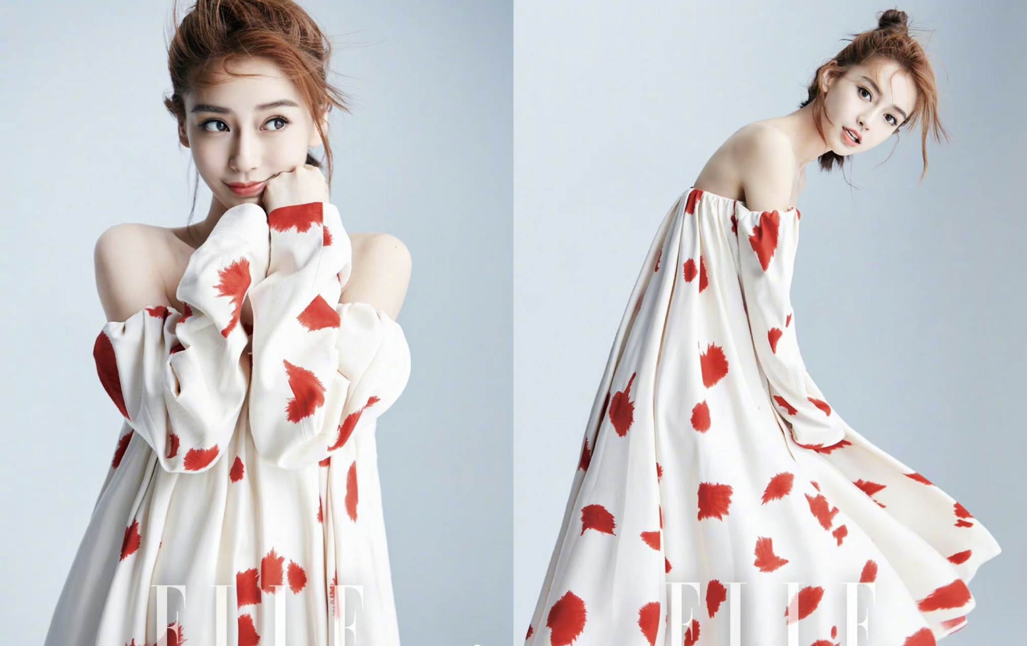 杨颖封面杂志大片,特别清爽美丽!