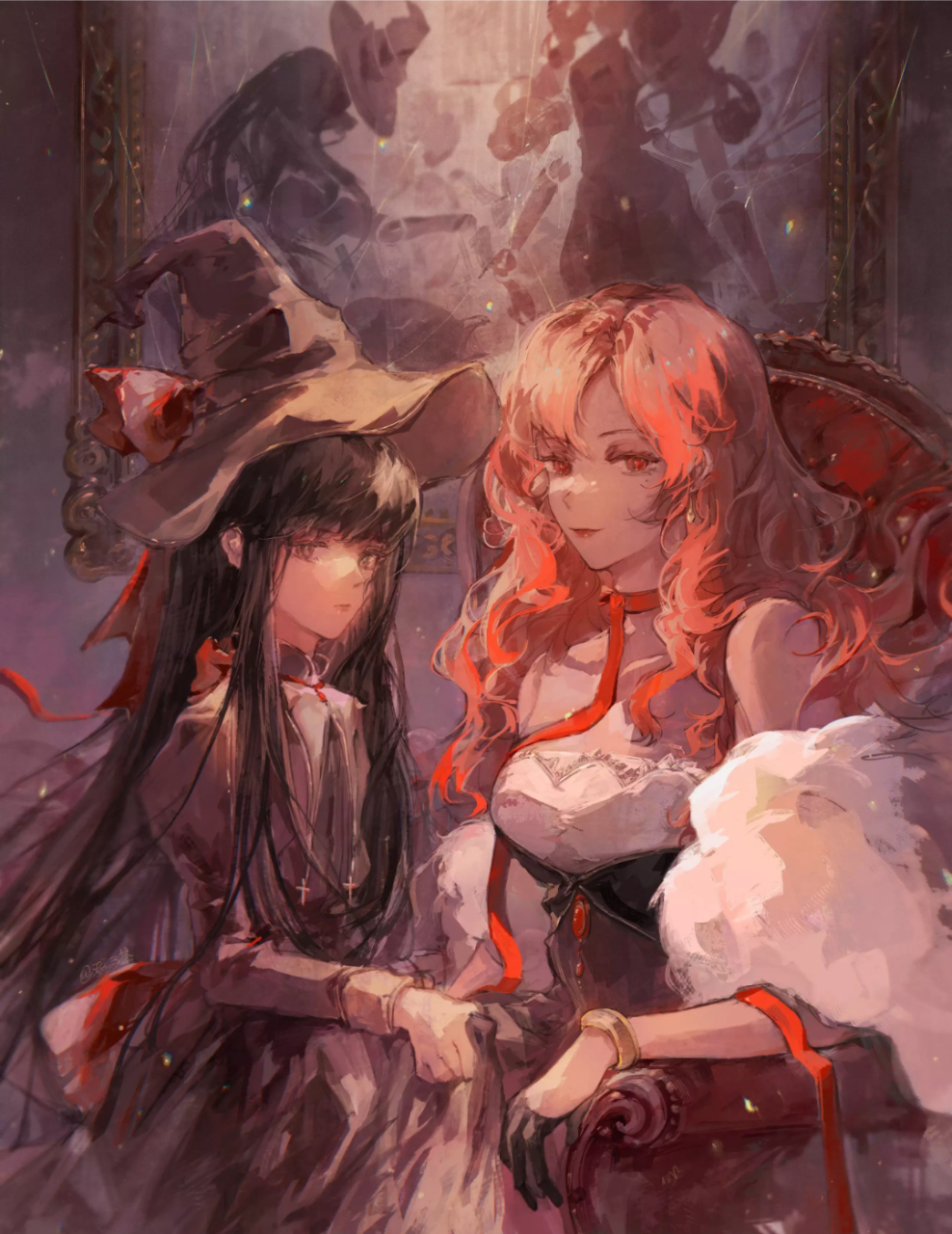 "普绪克的眼泪会浇灭怀疑的花火,——怀疑像一剂毒药,腐蚀了普绪克.