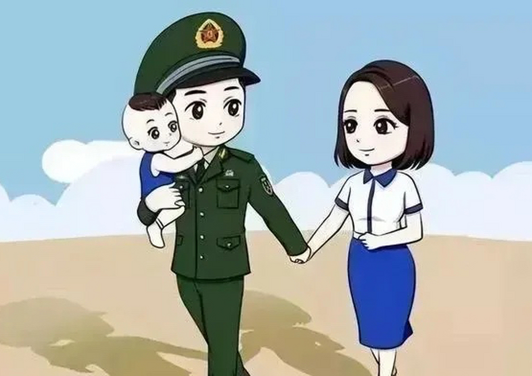 湖北武汉,刘先生是一名军人,服役期间和妻子结婚.